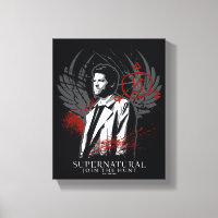Supernatural Castiel Graffiti Graphic