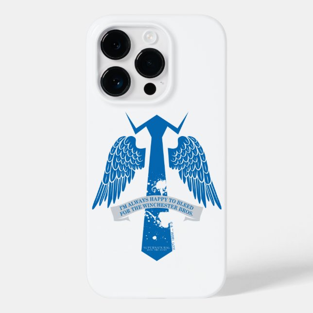 Supernatural Castiel Tie Quote Graphic Case-Mate iPhone Case (Back)