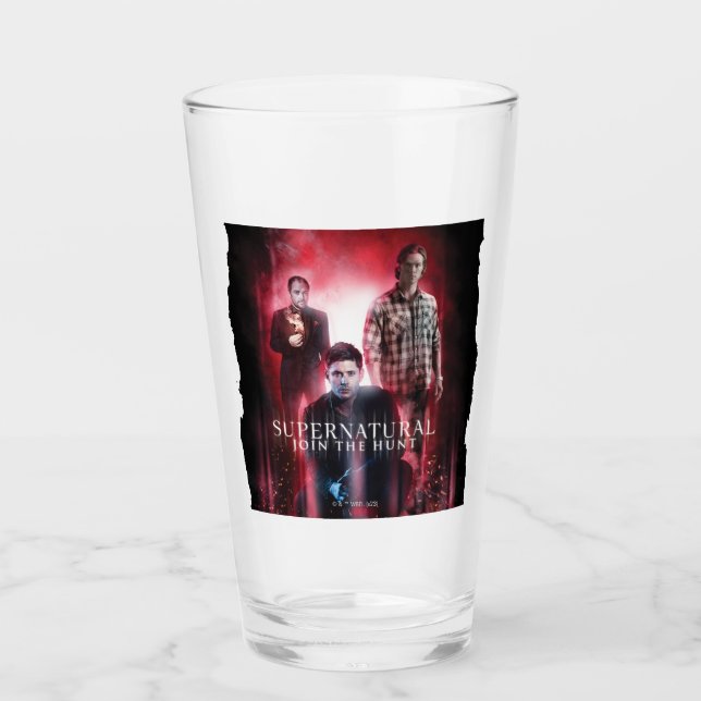 Supernatural Crowley, Dean, and Sam Glass (Front)