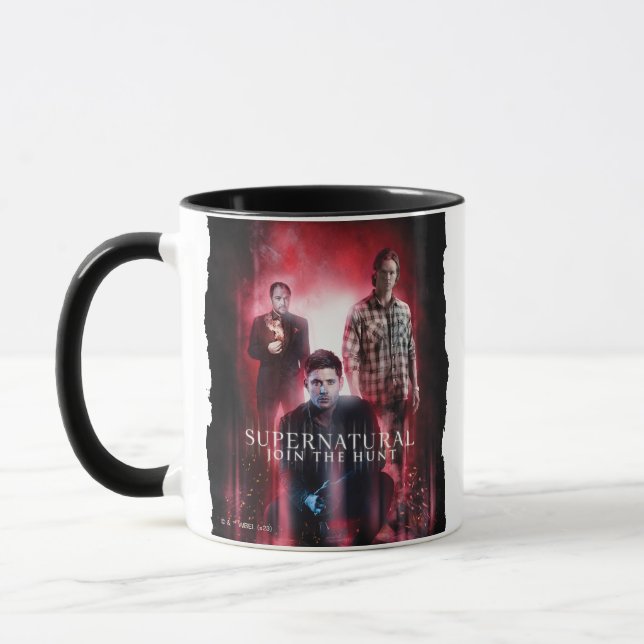 Supernatural Crowley, Dean, and Sam Mug (Left)