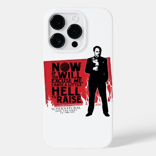 Supernatural Crowley Quote Graphic Case-Mate iPhone Case (Back)