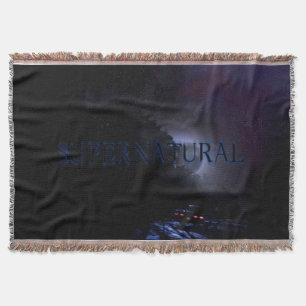 Supernatural Darkside of the Moon Throw Blanket