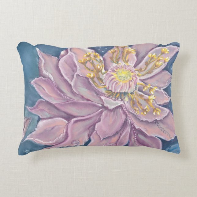 Supernatural Flower Accent Pillow (Front)