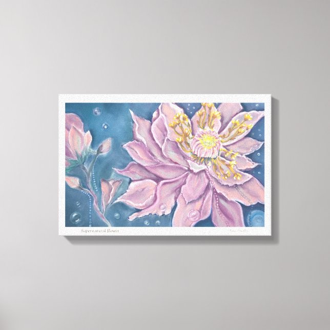 Supernatural Flower Canvas Print (Front)