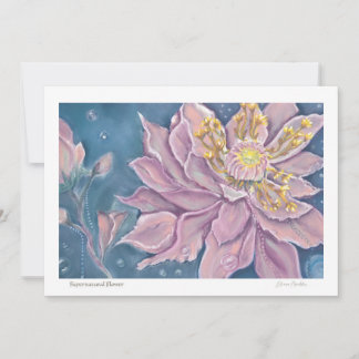 Supernatural Flower Card