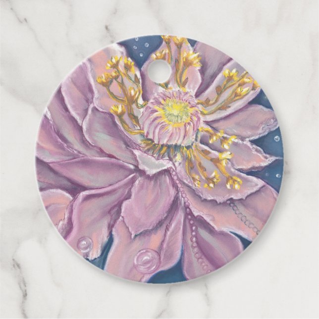 Supernatural Flower Favour Tags (Front)