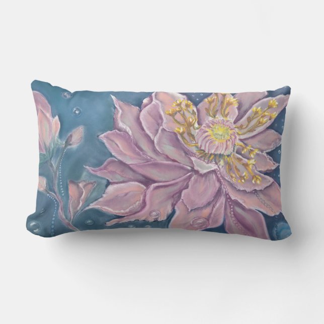 Supernatural Flower Lumbar Pillow (Front)