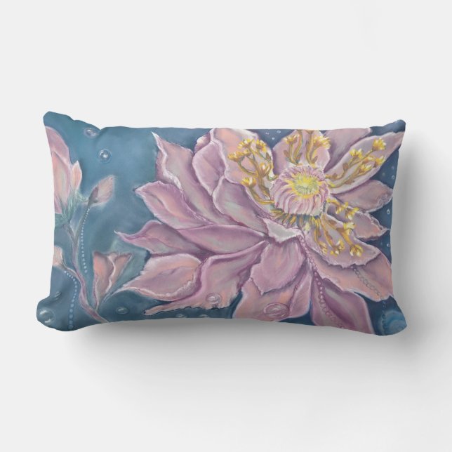 Supernatural Flower Lumbar Pillow (Front)