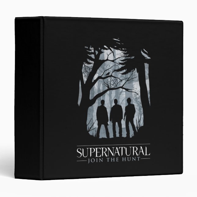 Supernatural Forest Silhouette Graphic Binder (Front/Spine)