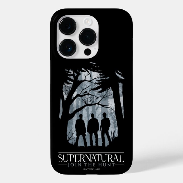 Supernatural Forest Silhouette Graphic Case-Mate iPhone Case (Back)