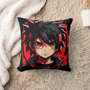 Supernatural Gear: Anime Boy Throw Pillow