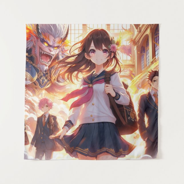 Supernatural Hina: School of Shadows Tapestry (Front)