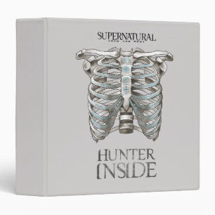 Supernatural "Hunter Inside" Ribcage Graphic Binder