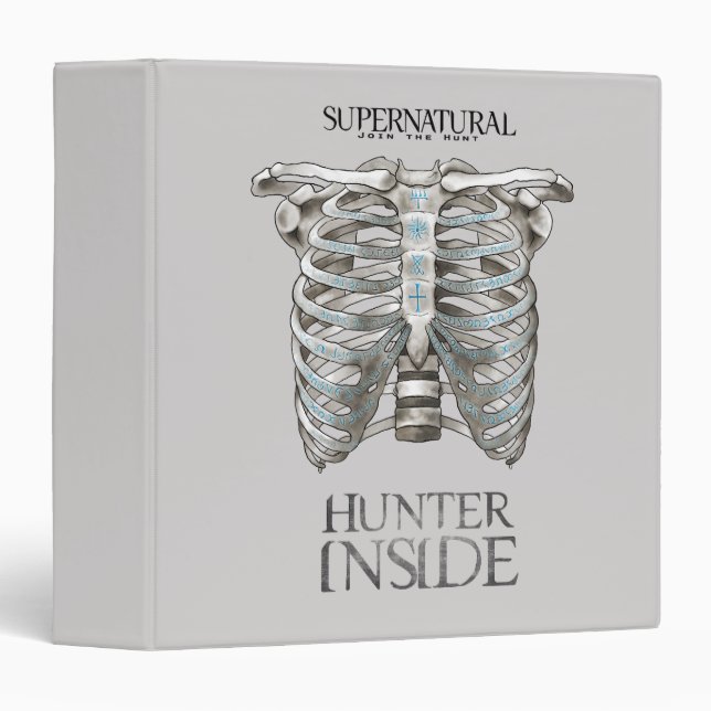 Supernatural "Hunter Inside" Ribcage Graphic Binder (Front/Spine)