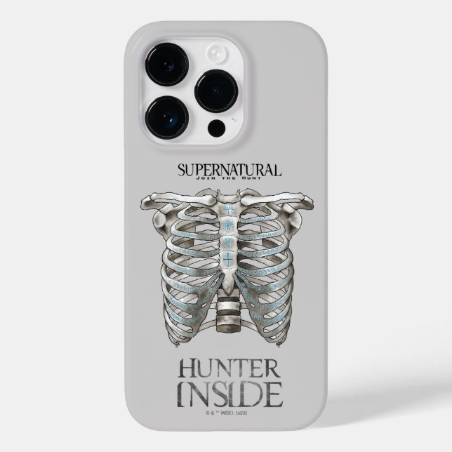 Supernatural "Hunter Inside" Ribcage Graphic Case-Mate iPhone Case (Back)