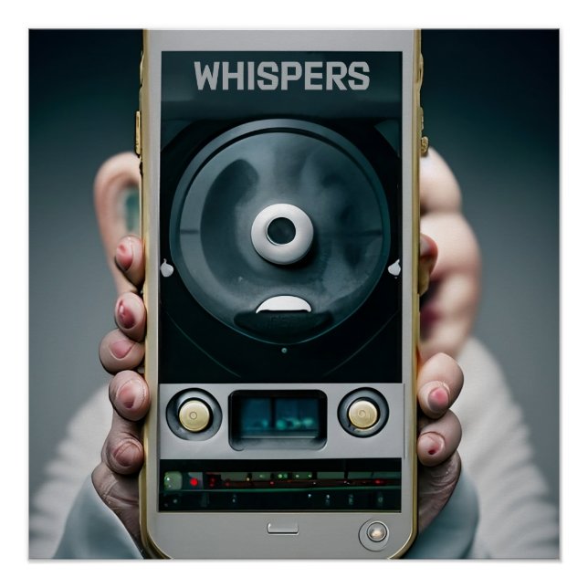 Supernatural influences on modern devices poster (Front)