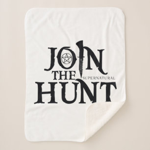 Supernatural "Join the Hunt" Sherpa Blanket