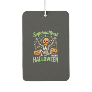Supernatural Skeleton Halloween Vector Design_1 Air Freshener