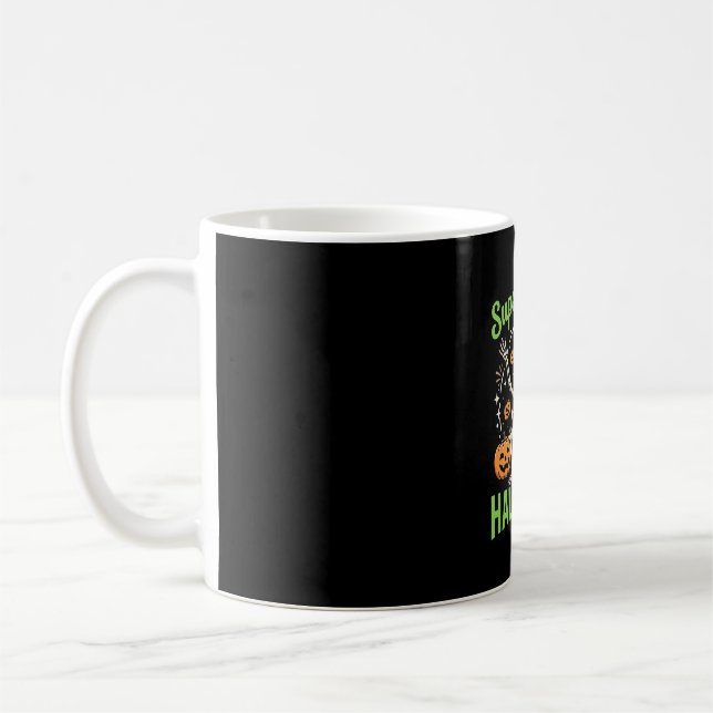 Supernatural Skeleton Halloween Vector Design_1 Coffee Mug (Left)