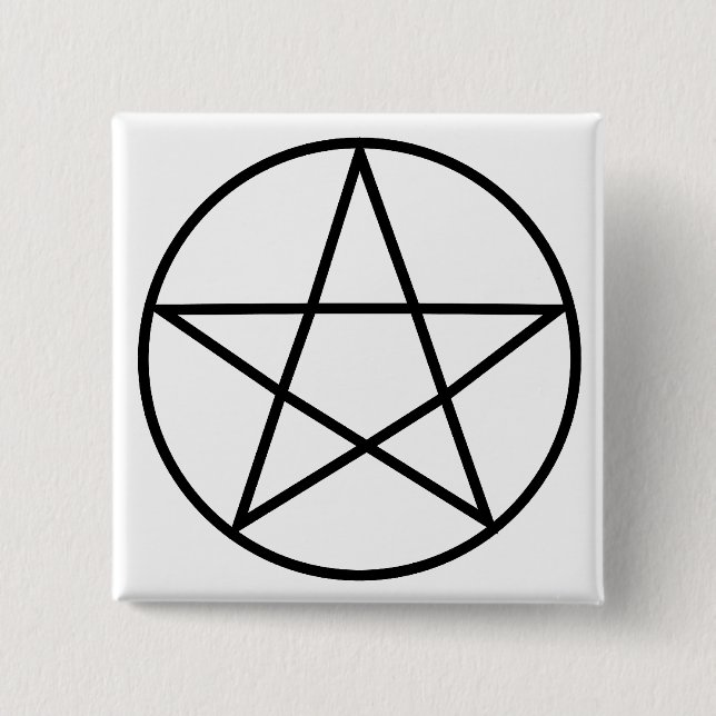 Supernatural Symbol Series #4 2 Inch Square Button (Front)