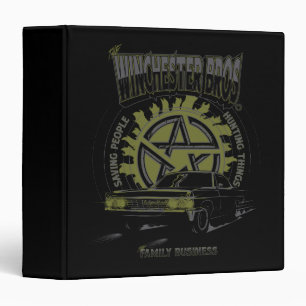 Supernatural "The Winchester Bros" Car Graphic Binder
