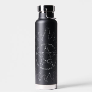 Supernatural Typography Pentagram Water Bottle