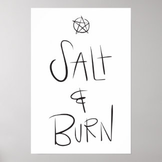 Supernatural Typography Poster