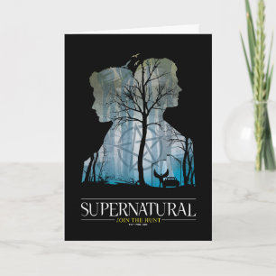 Supernatural Winchester Bros Forest Graphic Card
