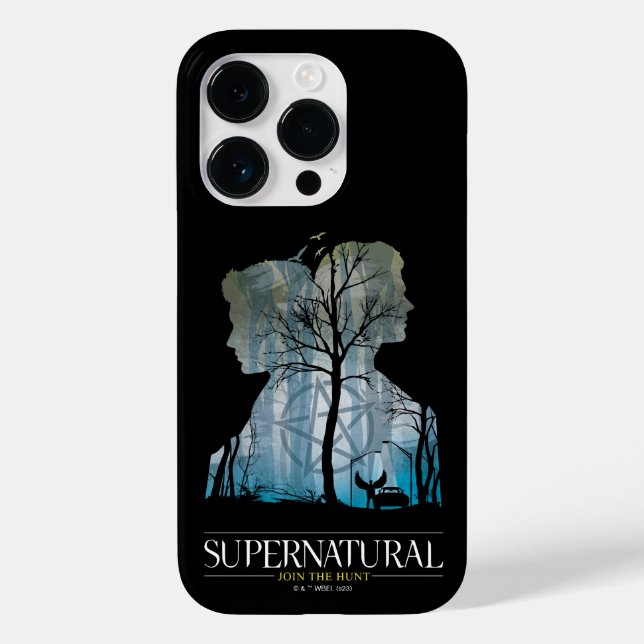 Supernatural Winchester Bros Forest Graphic Case-Mate iPhone Case (Back)
