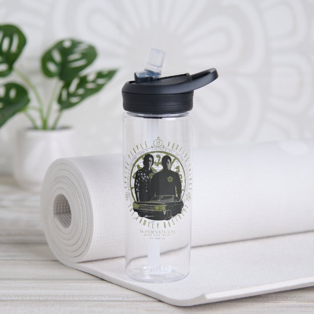 Supernatural Winchester Brothers Family Business Water Bottle (Yoga)