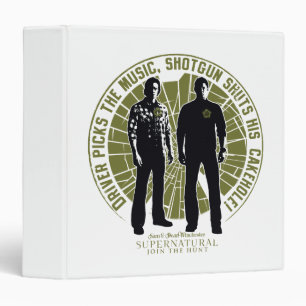 Supernatural Winchester Brothers "Shotgun" Binder