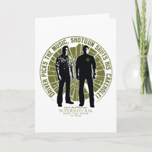 Supernatural Winchester Brothers "Shotgun" Card
