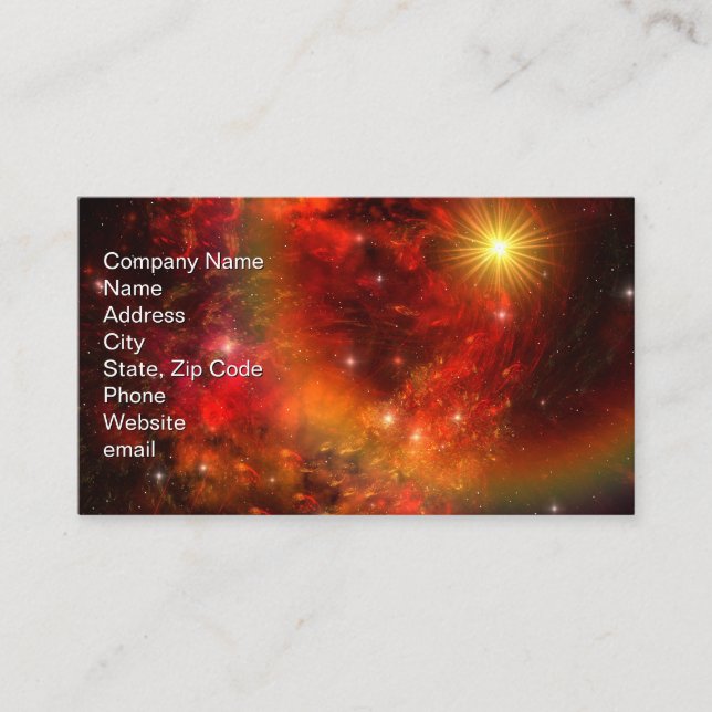 Supernova Business Card (Front)