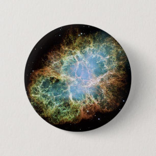 Supernova Explosion Star Galaxy Universe Black Sky 2 Inch Round Button