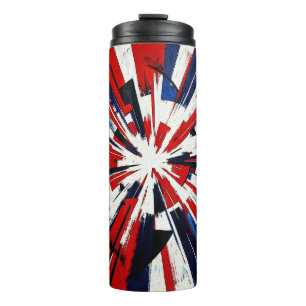 Supernova Pop – Abstract Geometric Explosion Thermal Tumbler