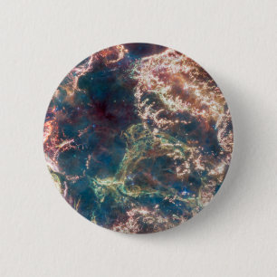 Supernova Remnant Cassiopeia A. 2 Inch Round Button