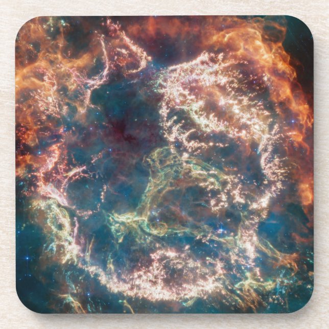 Supernova Remnant Cassiopeia A. Coaster (Front)