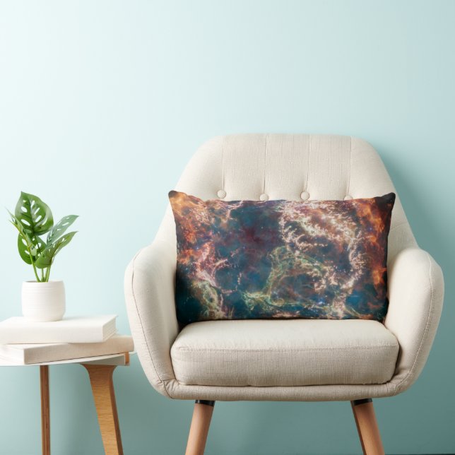 Supernova Remnant Cassiopeia A. Lumbar Pillow (Chair)