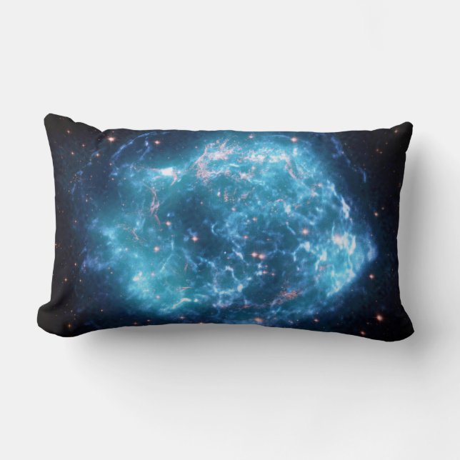 Supernova Remnant Cassiopeia A Lumbar Pillow (Front)