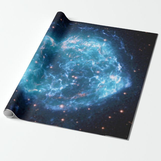 Supernova Remnant Cassiopeia A Wrapping Paper (Unrolled)