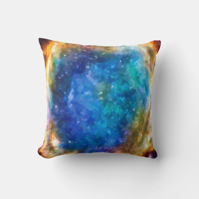 Supernova Remnant G299.2-2.9 NASA Space Photo Throw Pillow (Front)
