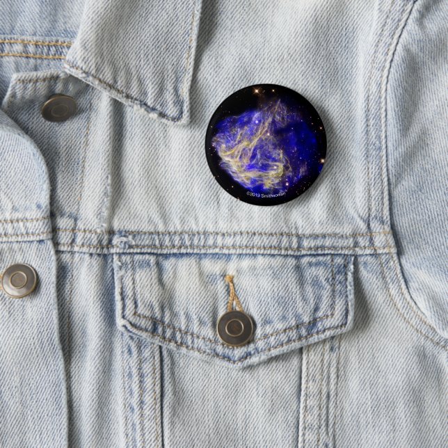 Supernova Remnant N49 2 Inch Round Button (In Situ)