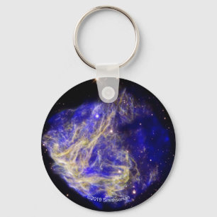 Supernova Remnant N49 Keychain