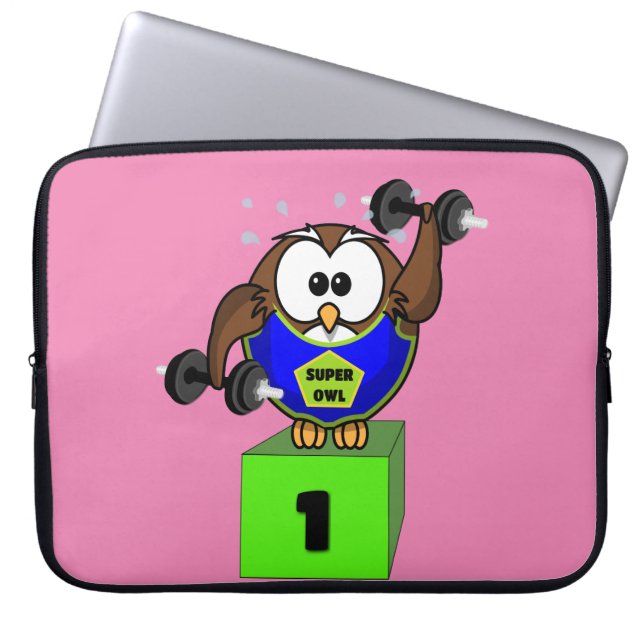 SuperOwl Laptop Sleeve (Front)