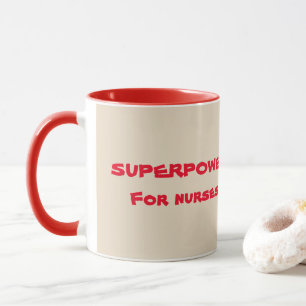 Superpower for nurses Coffee whale Mug