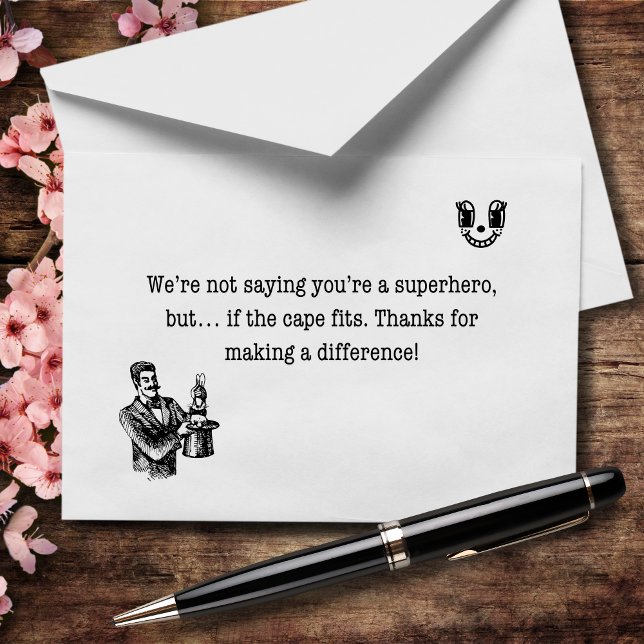 Superpowers Not Required, But Appreciated Thank You Card (Creator Uploaded)