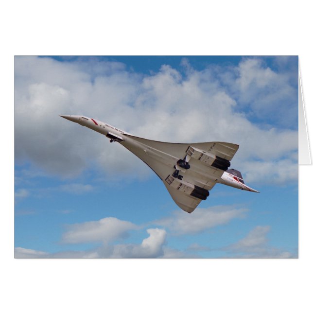 Supersonic Concorde G-BOAB (Front Horizontal)