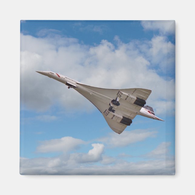 Supersonic Concorde G-BOAB Magnet (Front)