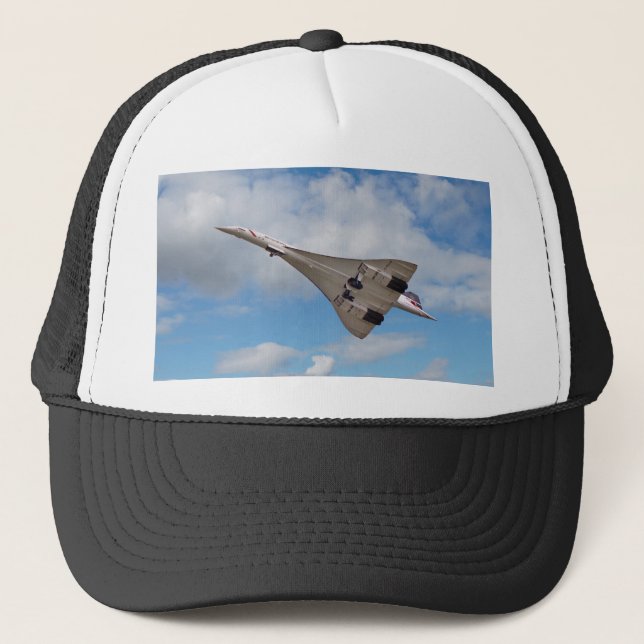 Supersonic Concorde G-BOAB Trucker Hat (Front)