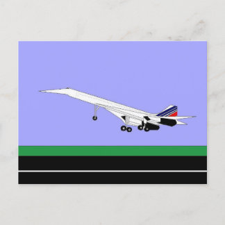 Supersonic Concorde Postcard
